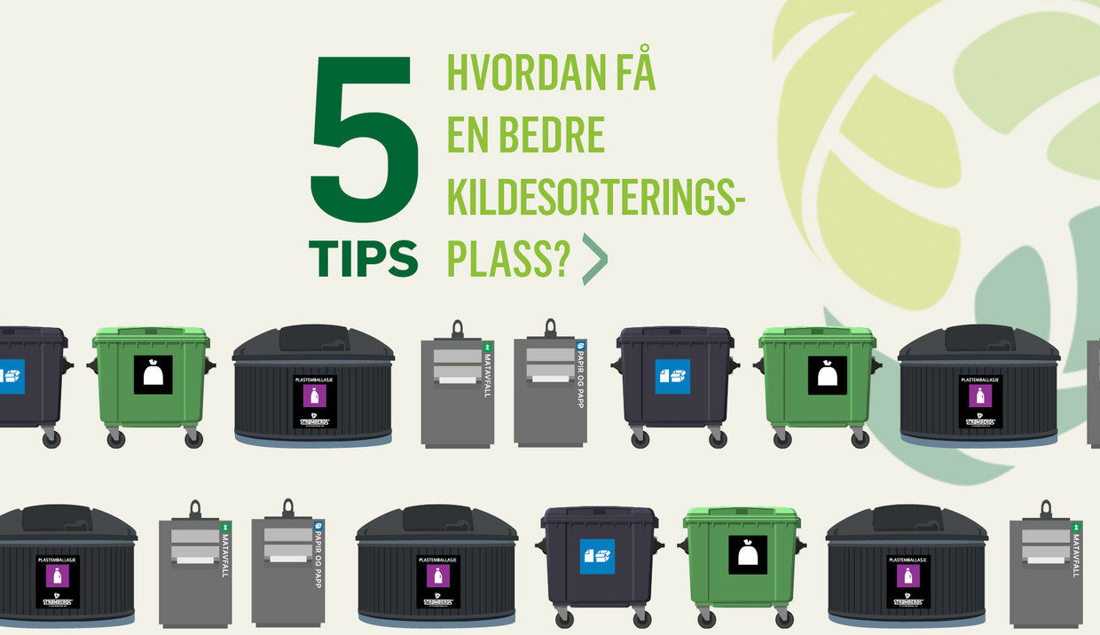 5 tips for en bedre kildesorteringsplass